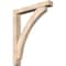 Ekena Millwork Thorton Block Smooth Bracket w/ Offset Brace, Douglas Fir, 5 1/2"W x 36"D x 44"H BKT0604X36X44THR05SDF - alternate 1